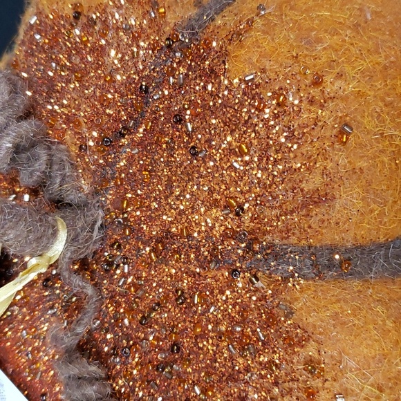 Harvest Moon NWT Glitter and Beaded Pumpkin - Picture 3 of 4